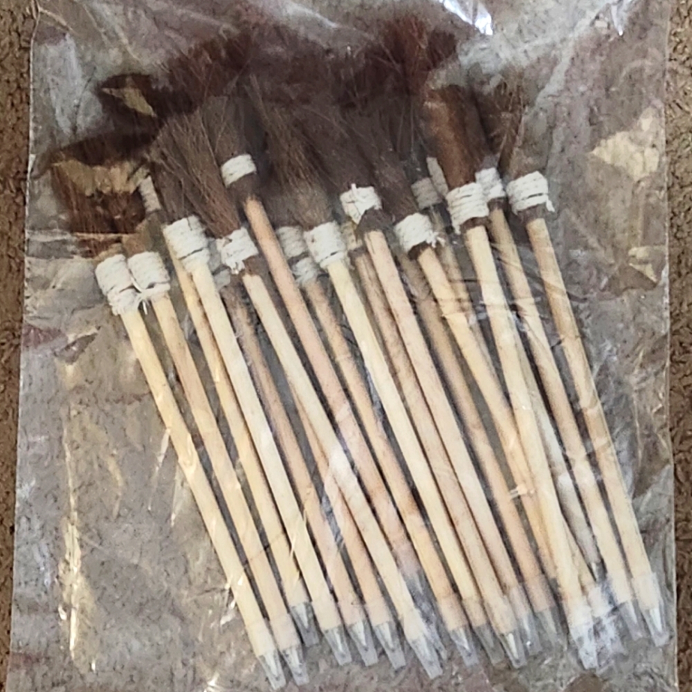 Witch Broom Wooden Ink Pens 80 Count